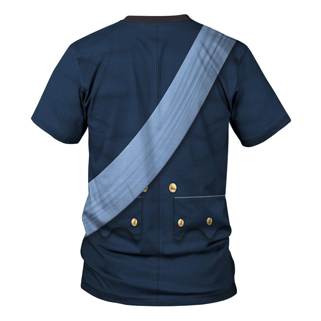 CustomsPig Louis XV of France In 1763 Uniform All Over Print Hoodie Sweatshirt T-Shirt Tracksuit - CustomsPig.com