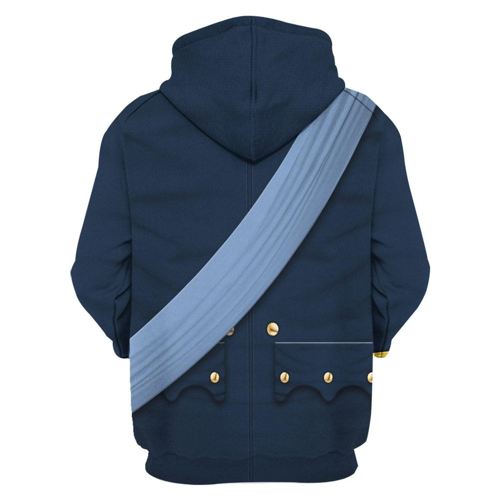 CustomsPig Louis XV of France In 1763 Uniform All Over Print Hoodie Sweatshirt T-Shirt Tracksuit - CustomsPig.com