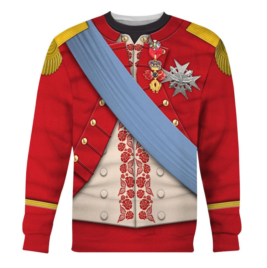 CustomsPig Louis XVI of France Uniform All Over Print Hoodie Sweatshirt T-Shirt Tracksuit - CustomsPig.com