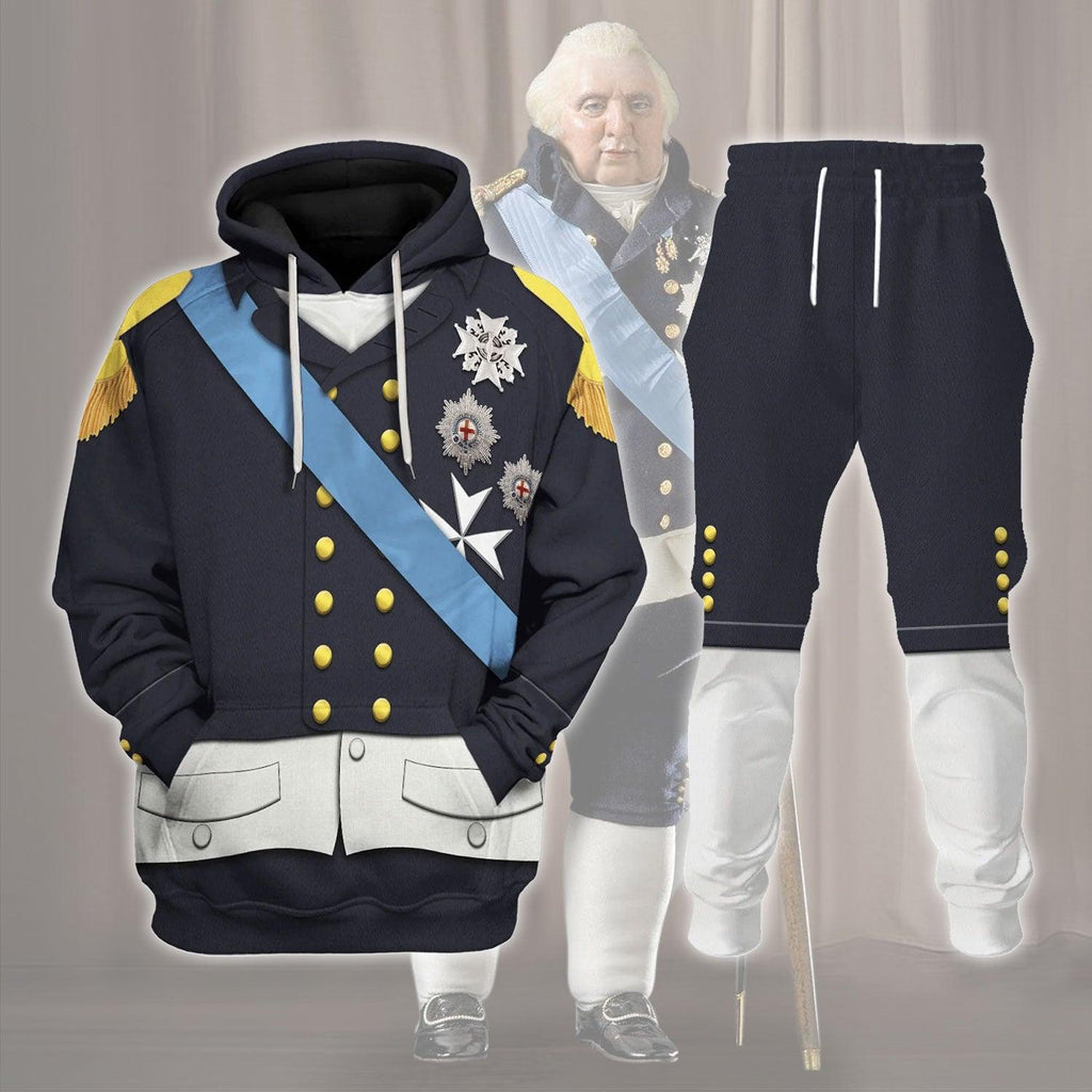  CustomsPig Louis XVIII Of France Costume Hoodie Sweatshirt T-Shirt Tracksuit -  CustomsPig.com