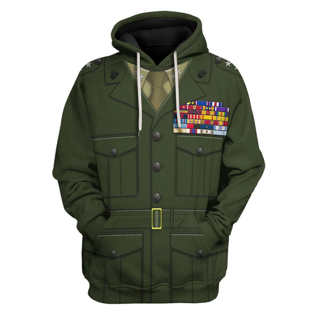  CustomsPig Lt. General Lewis B. Chesty Puller Costume Hoodie Sweatshirt T-Shirt Tracksuit -  CustomsPig.com