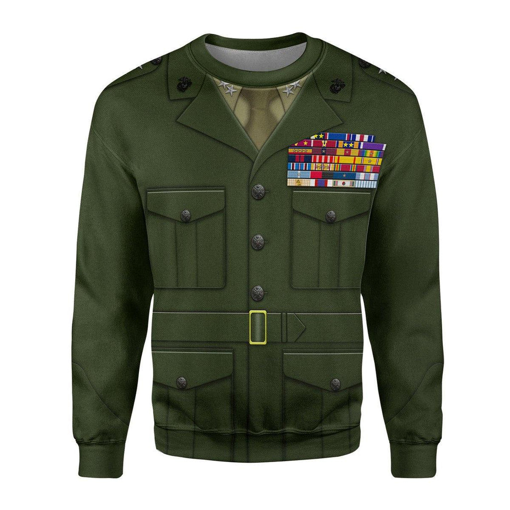  CustomsPig Lt. General Lewis B. Chesty Puller Costume Hoodie Sweatshirt T-Shirt Tracksuit -  CustomsPig.com