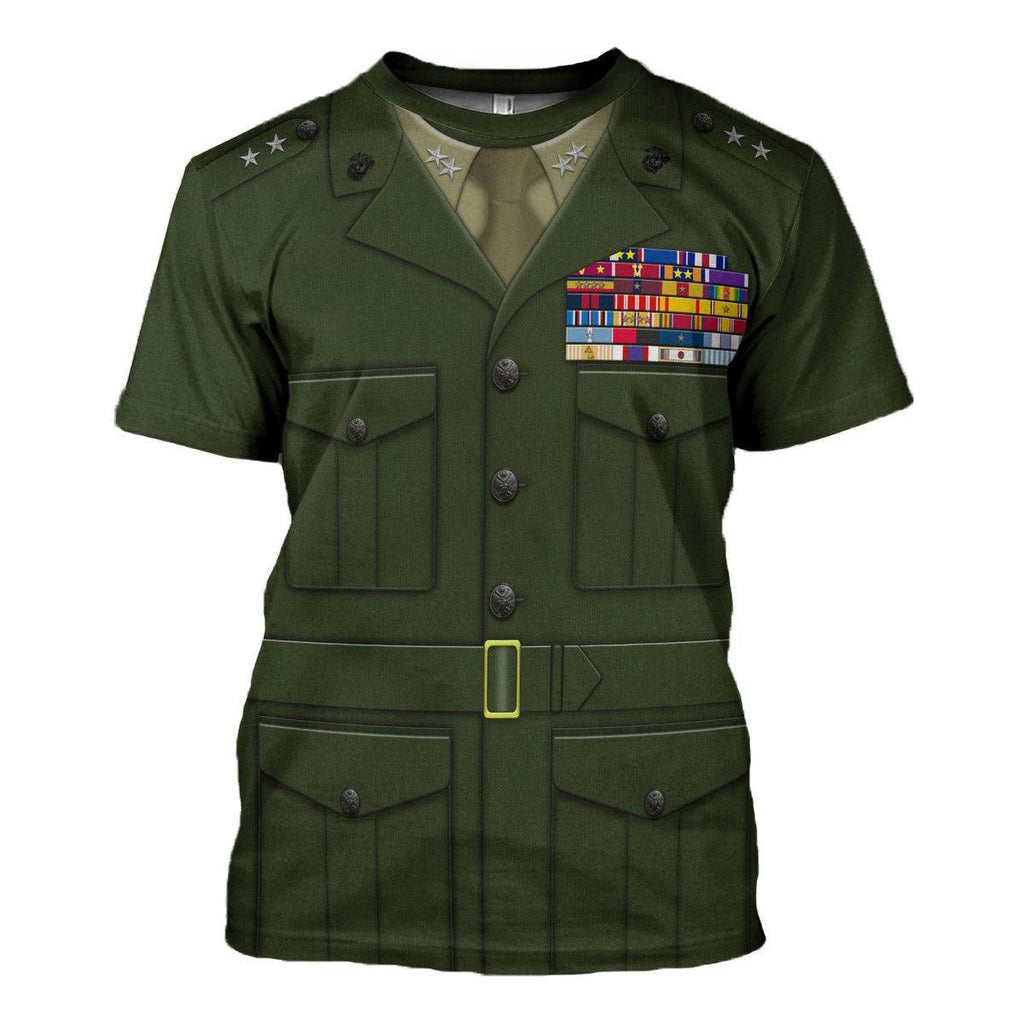  CustomsPig Lt. General Lewis B. Chesty Puller Costume Hoodie Sweatshirt T-Shirt Tracksuit -  CustomsPig.com