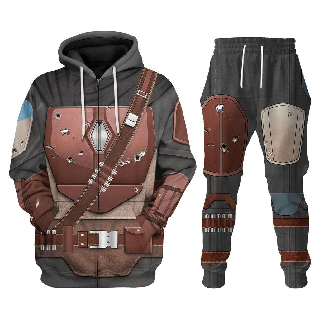  CustomsPig Mandalorian Costume Hoodie Sweatshirt T-Shirt Sweatpants -  CustomsPig.com