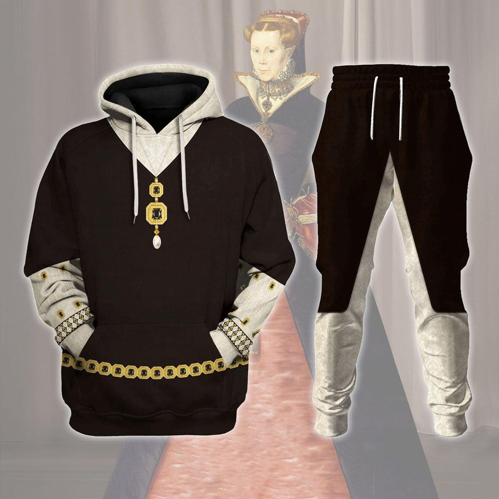  CustomsPig Maria Tudor Monarch of England Costume Hoodie Sweatshirt T-Shirt Tracksuit -  CustomsPig.com