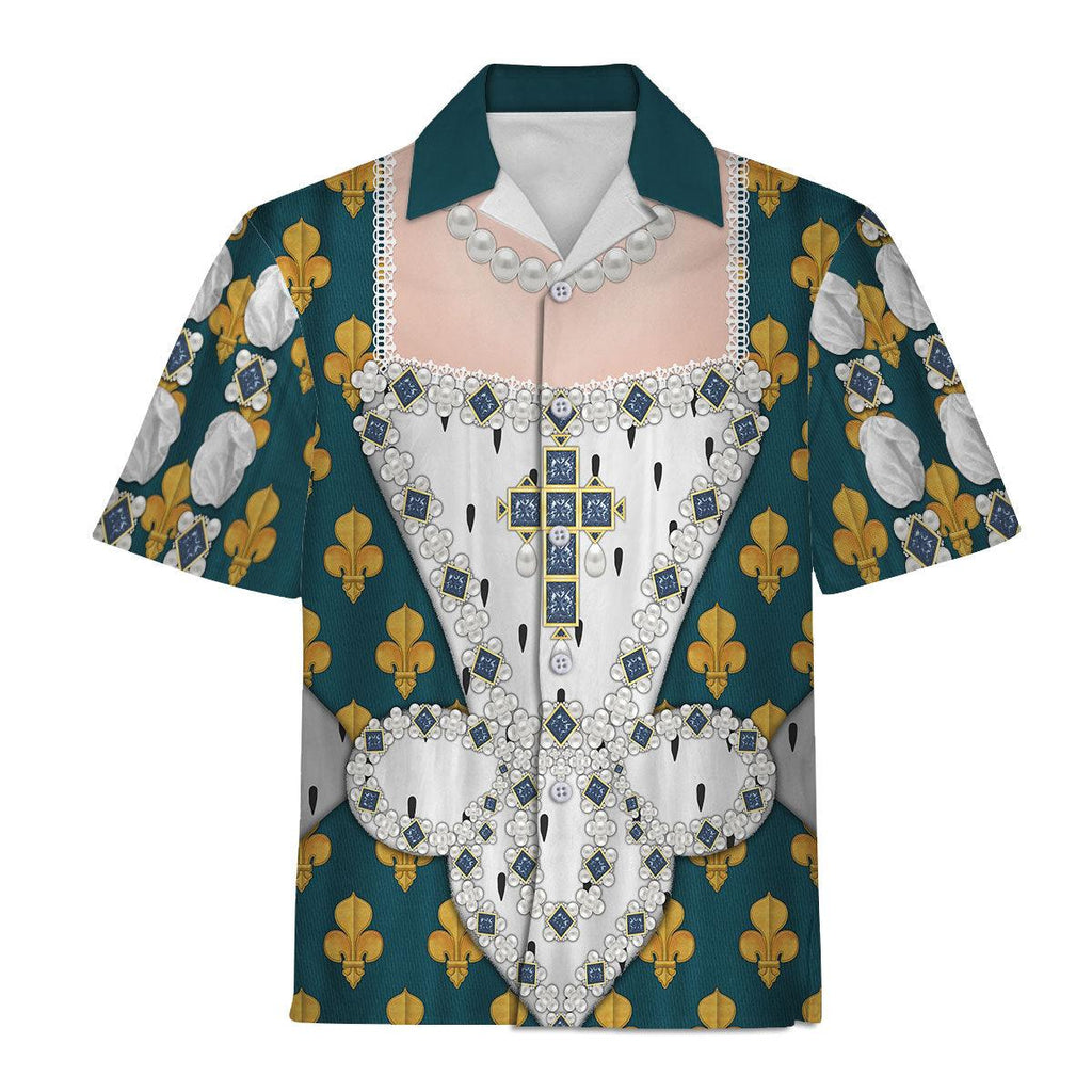CustomsPig Marie de Medici Queen of France Costume All Over Print Hoodie Sweatshirt T-Shirt Tracksuit - CustomsPig.com
