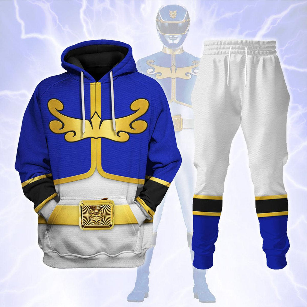 CustomsPig Megaforce Blue Ranger Hoodies Sweatshirt T-shirt Hawaiian Sweatpants - CustomsPig.com