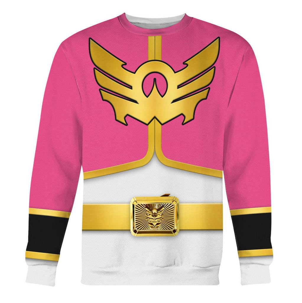 CustomsPig Megaforce Pink Ranger Hoodies Sweatshirt T-shirt Hawaiian Sweatpants - CustomsPig.com