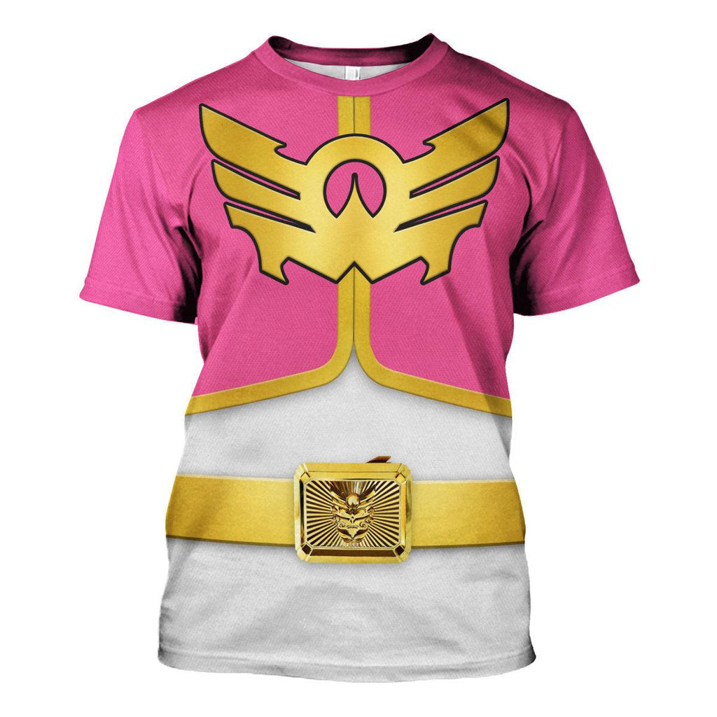 CustomsPig Megaforce Pink Ranger Hoodies Sweatshirt T-shirt Hawaiian Sweatpants - CustomsPig.com