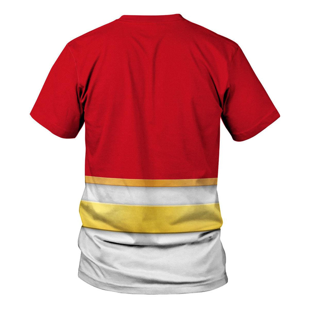 CustomsPig Megaforce Red Ranger Hoodies Sweatshirt T-shirt Hawaiian Sweatpants - CustomsPig.com