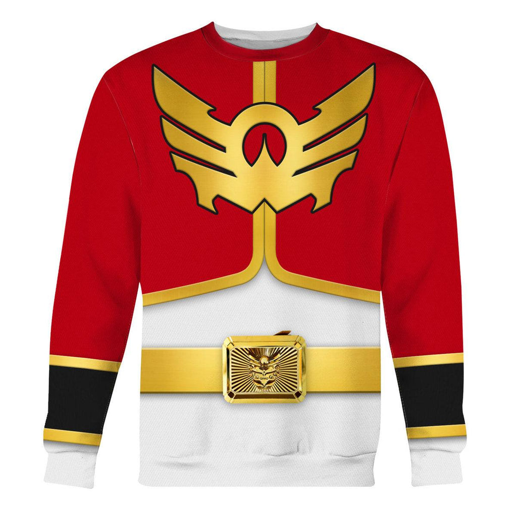 CustomsPig Megaforce Red Ranger Hoodies Sweatshirt T-shirt Hawaiian Sweatpants - CustomsPig.com