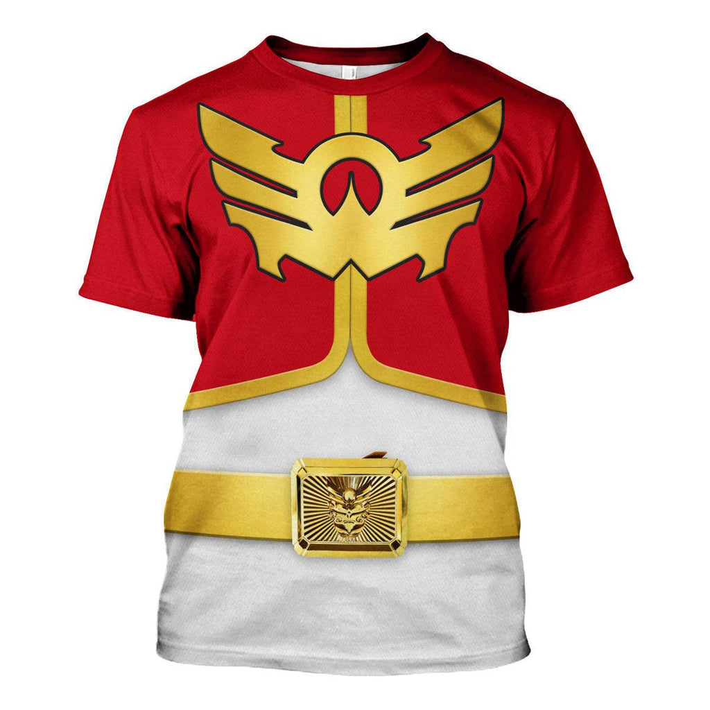 CustomsPig Megaforce Red Ranger Hoodies Sweatshirt T-shirt Hawaiian Sweatpants - CustomsPig.com