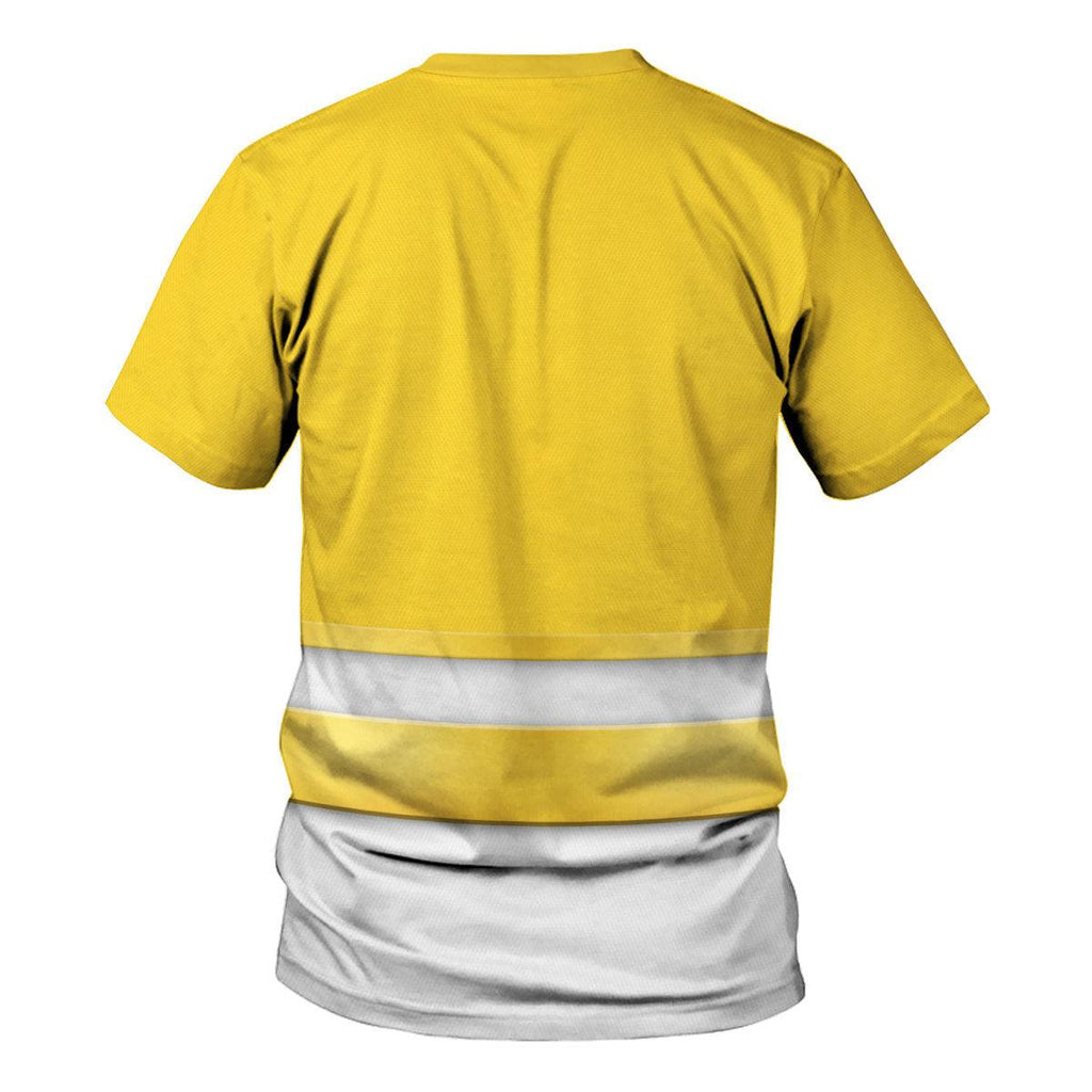 CustomsPig Megaforce Yellow Ranger Hoodies Sweatshirt T-shirt Hawaiian Sweatpants - CustomsPig.com