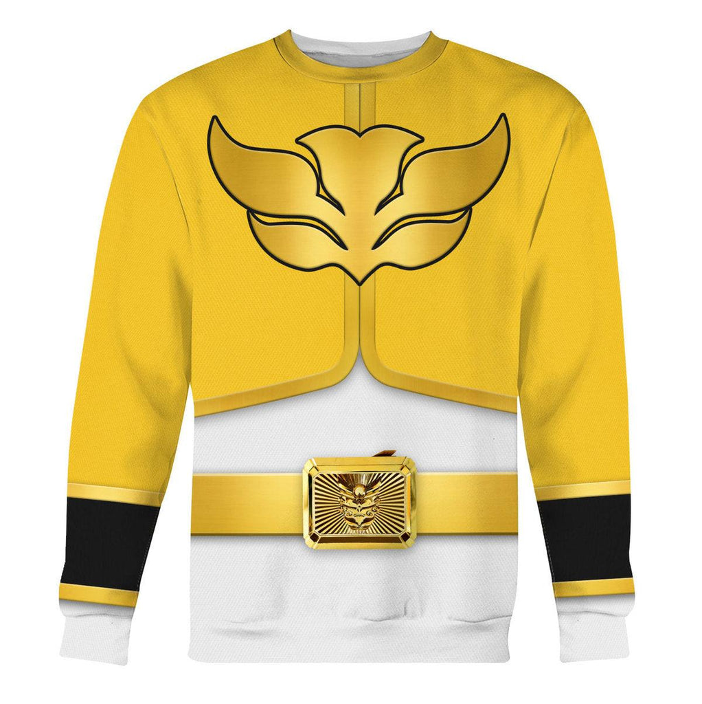 CustomsPig Megaforce Yellow Ranger Hoodies Sweatshirt T-shirt Hawaiian Sweatpants - CustomsPig.com