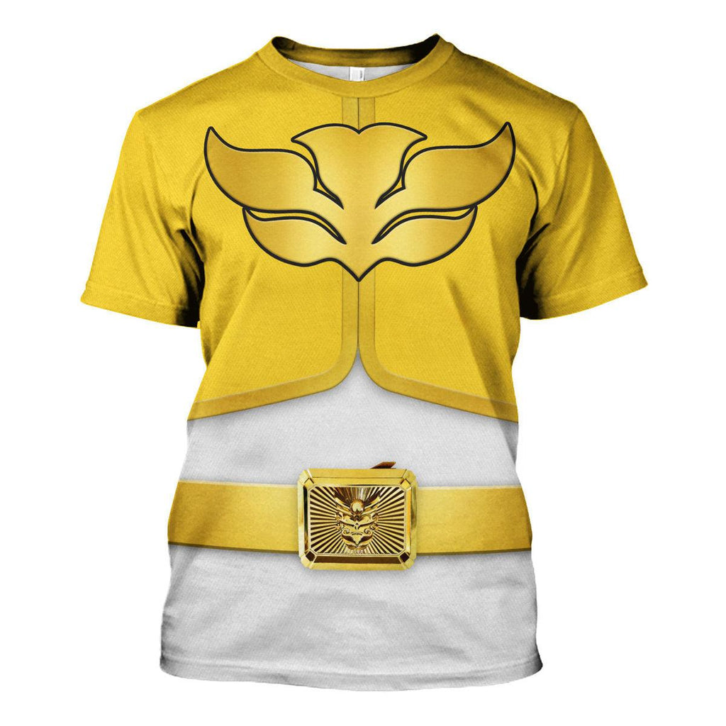 CustomsPig Megaforce Yellow Ranger Hoodies Sweatshirt T-shirt Hawaiian Sweatpants - CustomsPig.com