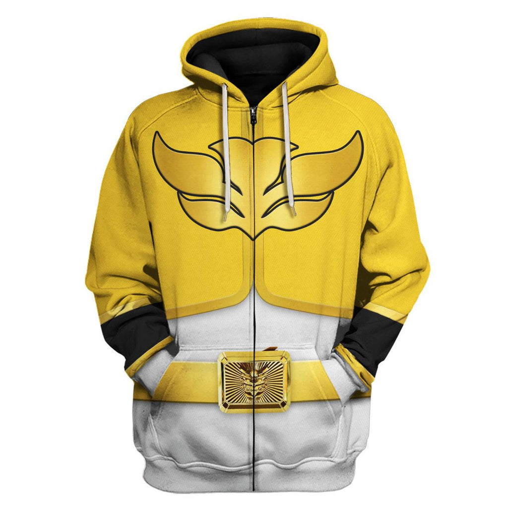 CustomsPig Megaforce Yellow Ranger Hoodies Sweatshirt T-shirt Hawaiian Sweatpants - CustomsPig.com