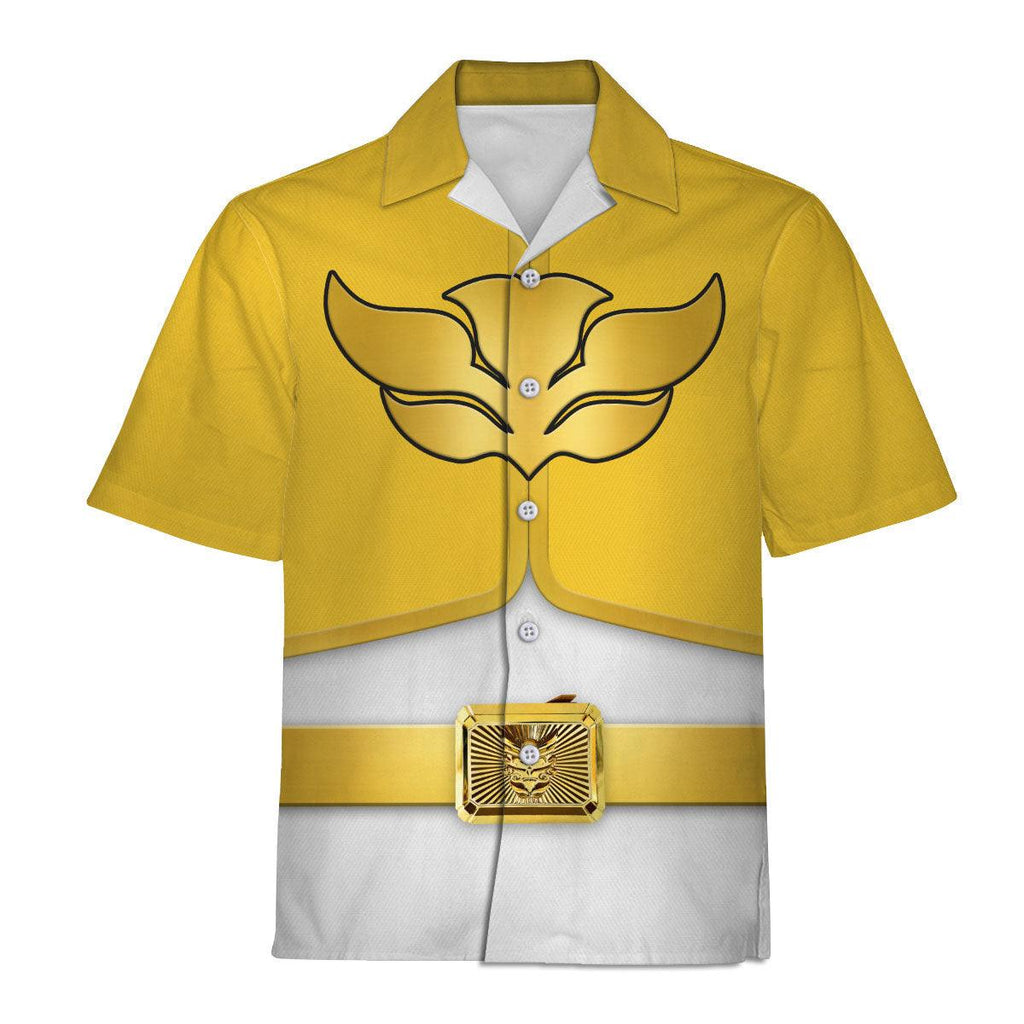 CustomsPig Megaforce Yellow Ranger Hoodies Sweatshirt T-shirt Hawaiian Sweatpants - CustomsPig.com