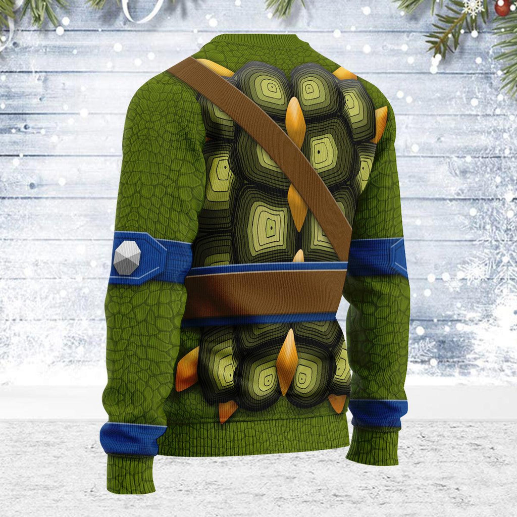 CustomsPig Merry Christmas Leonardo Unisex Wool Sweater - CustomsPig.com