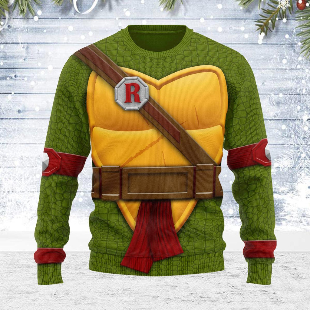 CustomsPig Merry Christmas Raphael Unisex Wool Sweater - CustomsPig.com