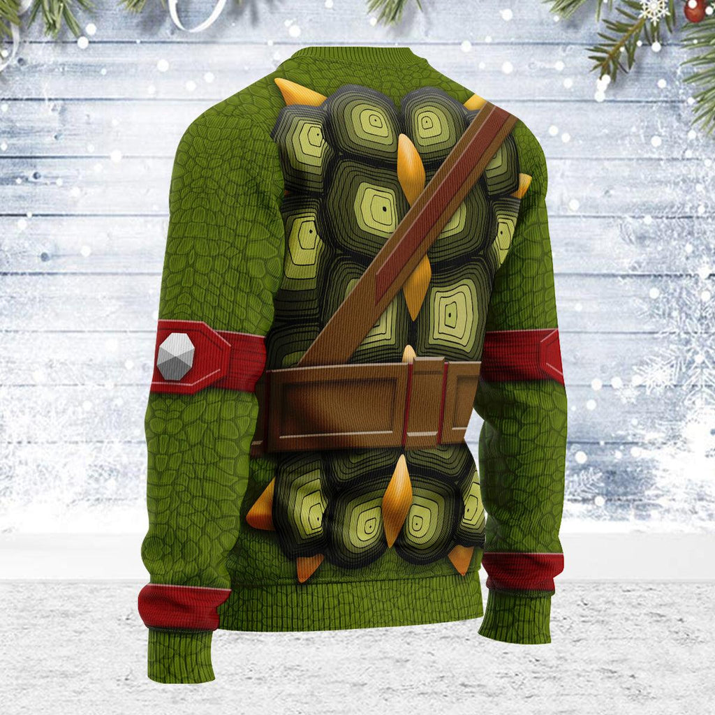 CustomsPig Merry Christmas Raphael Unisex Wool Sweater - CustomsPig.com