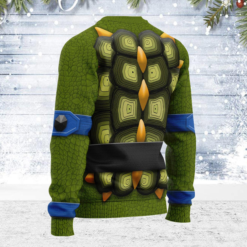 CustomsPig Merry Christmas Ultimates! Leonardo Unisex Wool Sweater - CustomsPig.com