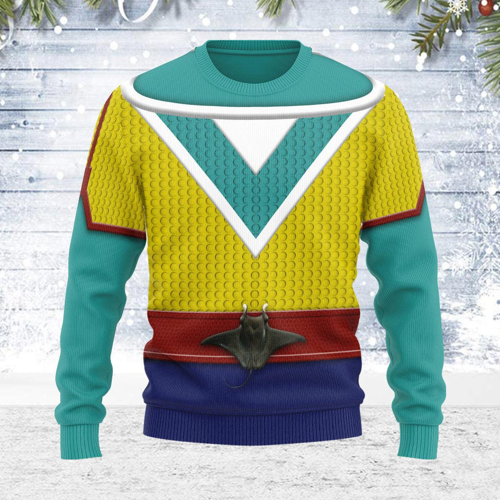 CustomsPig Merry Christmas Ultimates! Ray Fillet Unisex Wool Sweater - CustomsPig.com