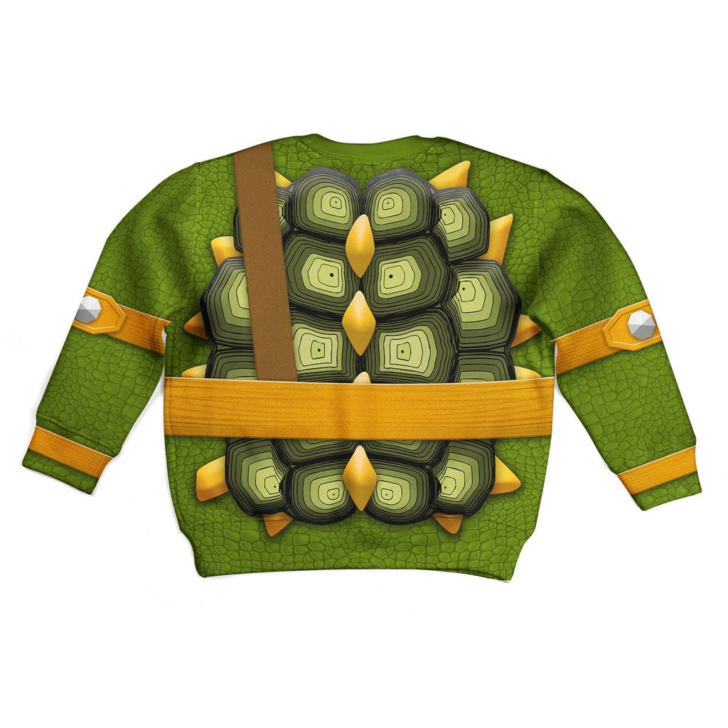 CustomsPig Michelangelo Costume Cosplay Kid Hoodie Sweatshirt T-Shirt - CustomsPig.com