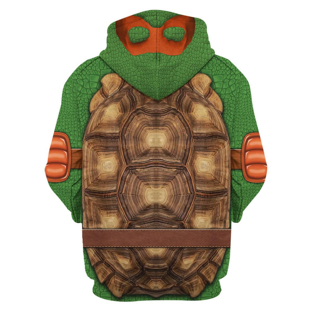 CustomsPig Michelangelo Ninja Turtles Costume Hoodie Sweatshirt T-Shirt ZipHoodie Sweatpants - CustomsPig.com