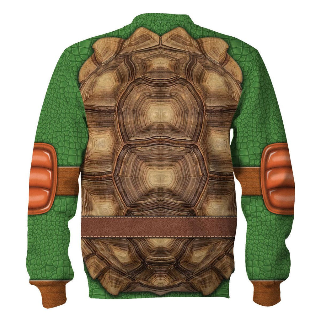 CustomsPig Michelangelo Ninja Turtles Costume Hoodie Sweatshirt T-Shirt ZipHoodie Sweatpants - CustomsPig.com