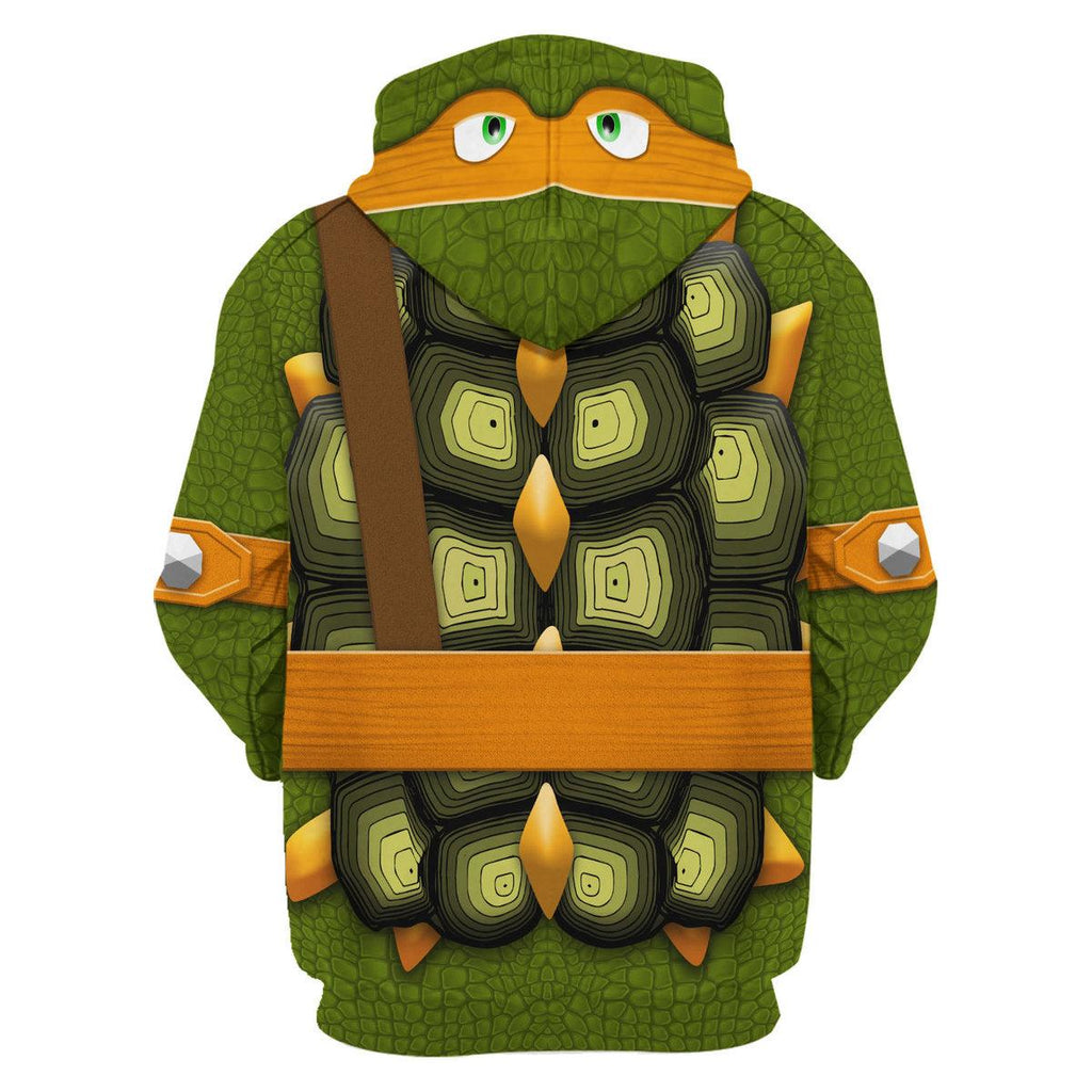 CustomsPig Michelangelo TMNT Costume Hoodie Sweatshirt T-Shirt Sweatpants - CustomsPig.com