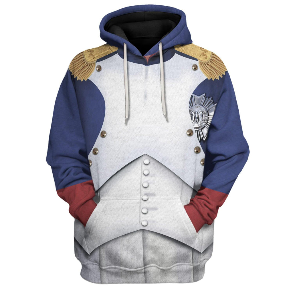 CustomsPig Napoleon Bonaparte I Costume Hoodie Sweatshirt T-Shirt Tracksuit - CustomsPig.com