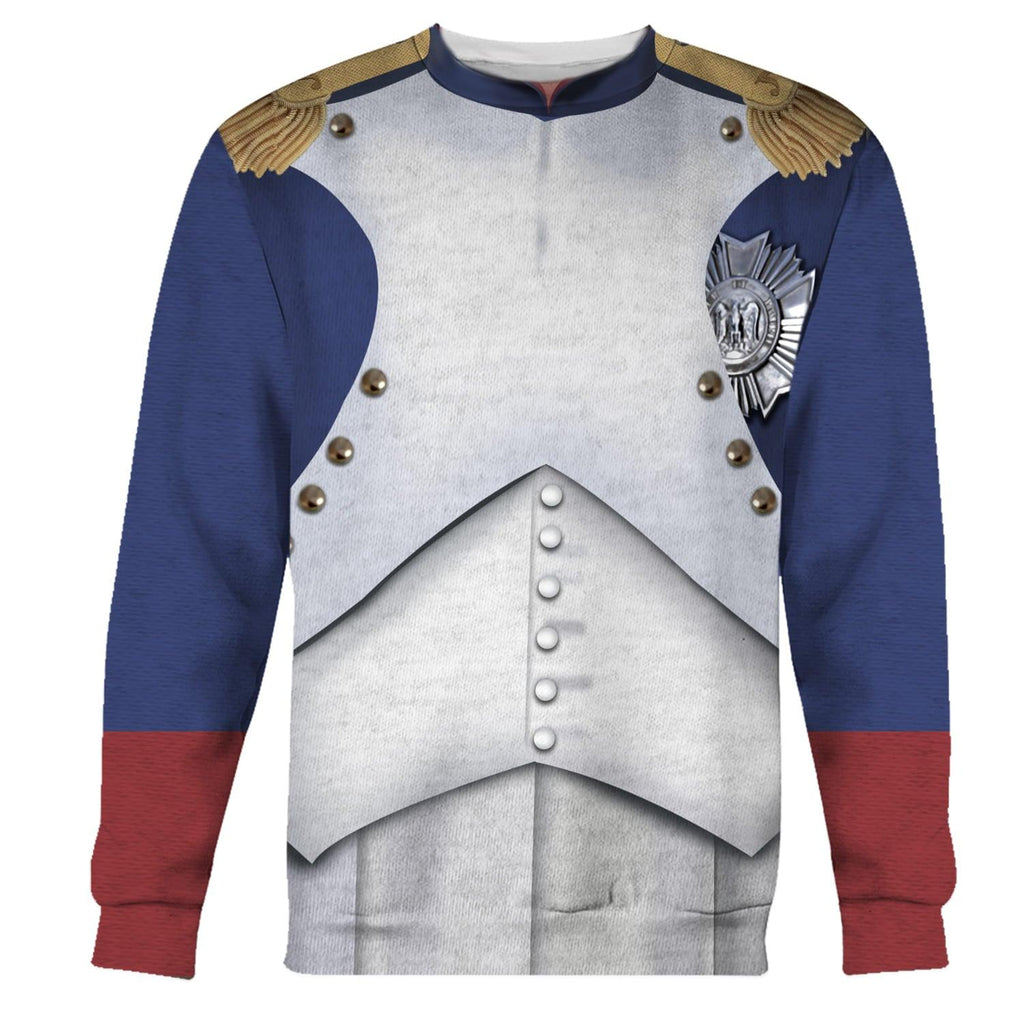 CustomsPig Napoleon Bonaparte I Costume Hoodie Sweatshirt T-Shirt Tracksuit - CustomsPig.com