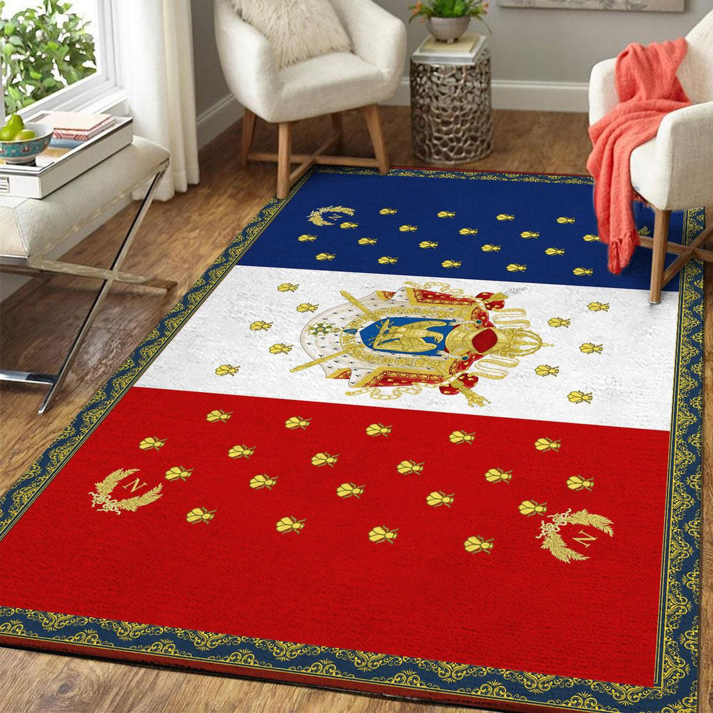 CustomsPig Napoleon France Coat Of Arm Rug - CustomsPig.com