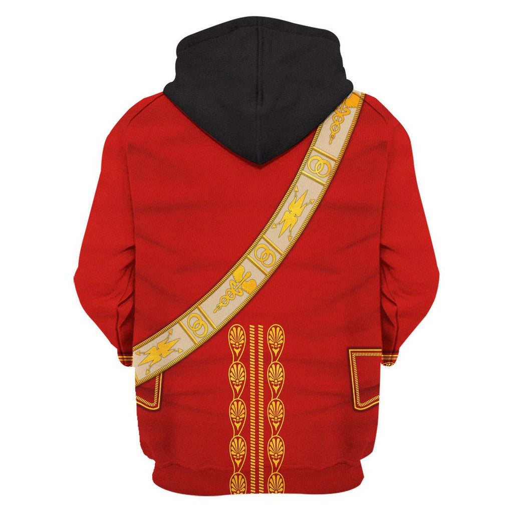 CustomsPig Napoleon I in First Consul Uniform All Over Print Hoodie Sweatshirt T-Shirt Tracksuit - CustomsPig.com