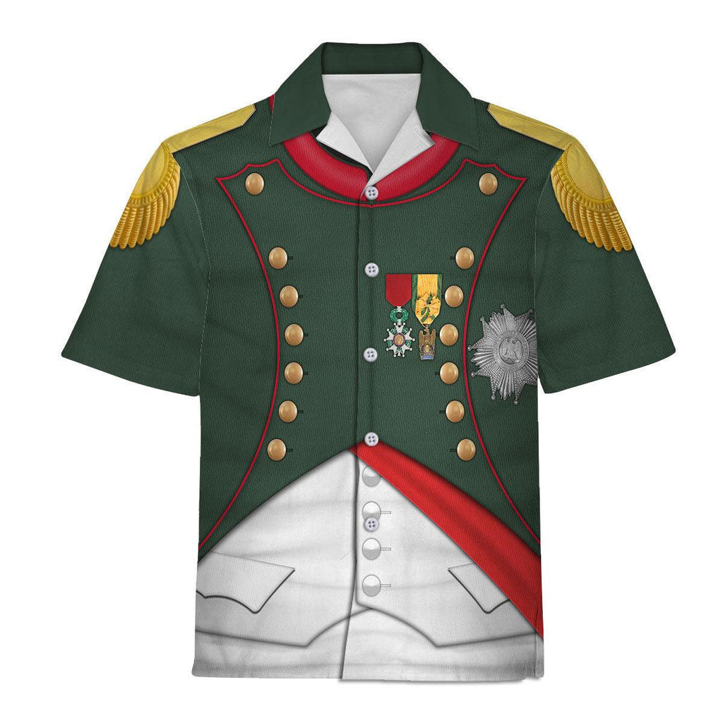 CustomsPig Napoleon I In His Chasseur Uniform All Over Print Hoodie Sweatshirt T-Shirt Tracksuit - CustomsPig.com