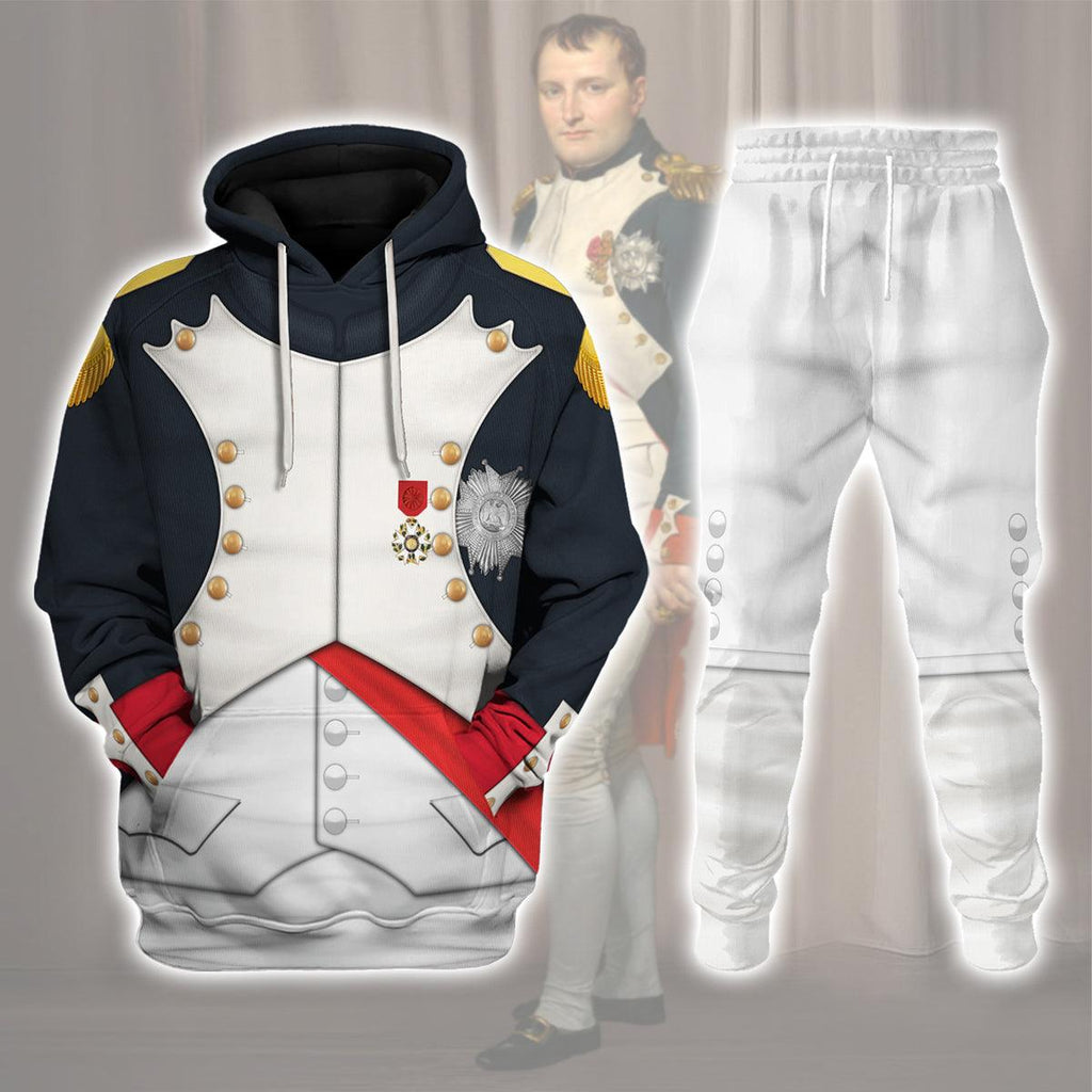 CustomsPig Napoleon I In His Grenadier Uniform All Over Print Hoodie Sweatshirt T-Shirt Tracksuit - CustomsPig.com