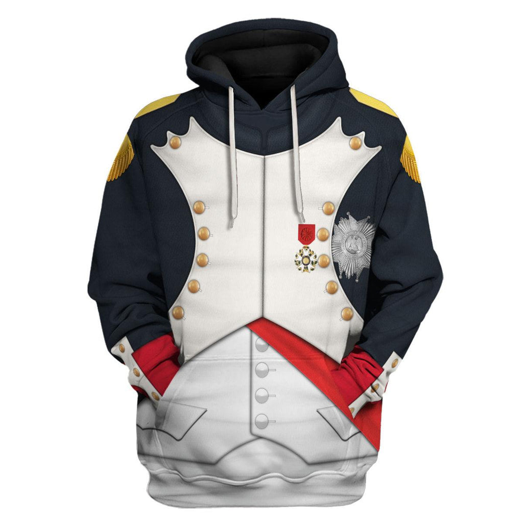 CustomsPig Napoleon I In His Grenadier Uniform All Over Print Hoodie Sweatshirt T-Shirt Tracksuit - CustomsPig.com