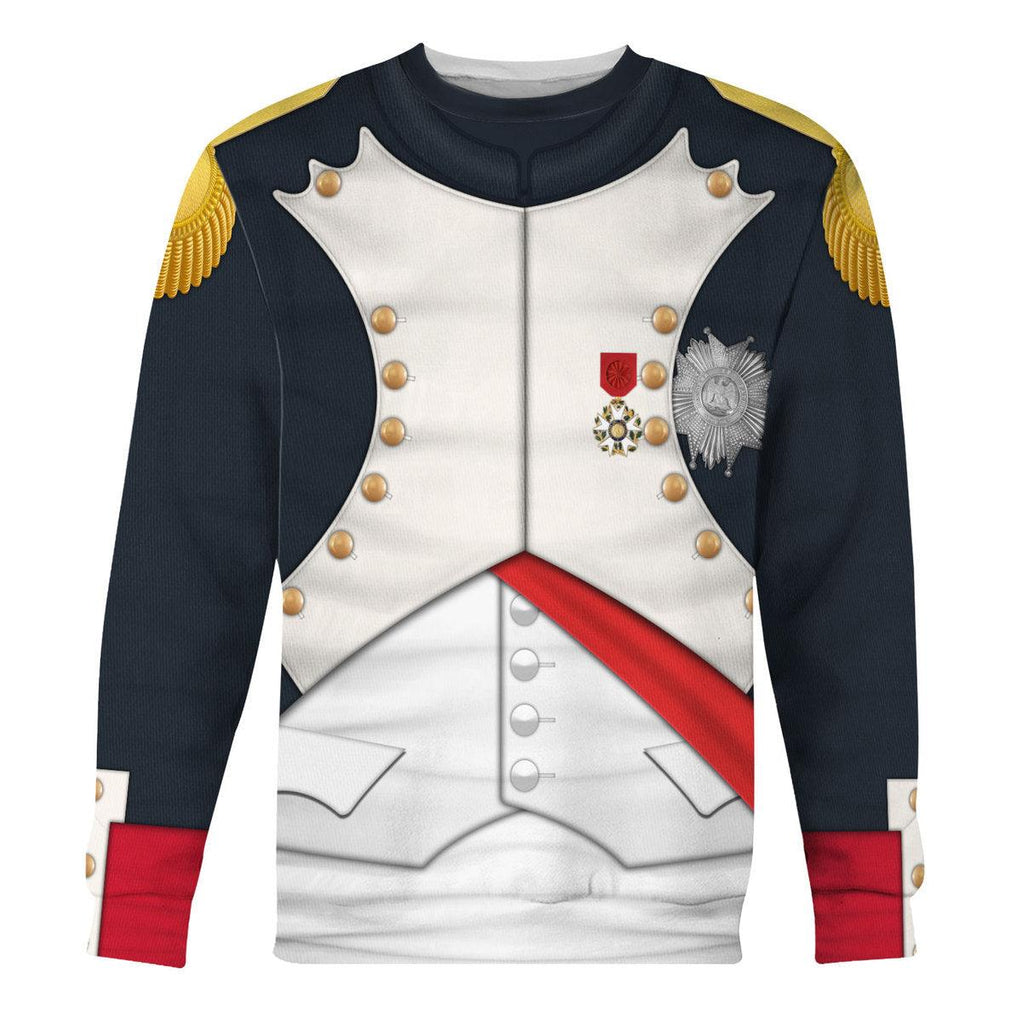 CustomsPig Napoleon I In His Grenadier Uniform All Over Print Hoodie Sweatshirt T-Shirt Tracksuit - CustomsPig.com