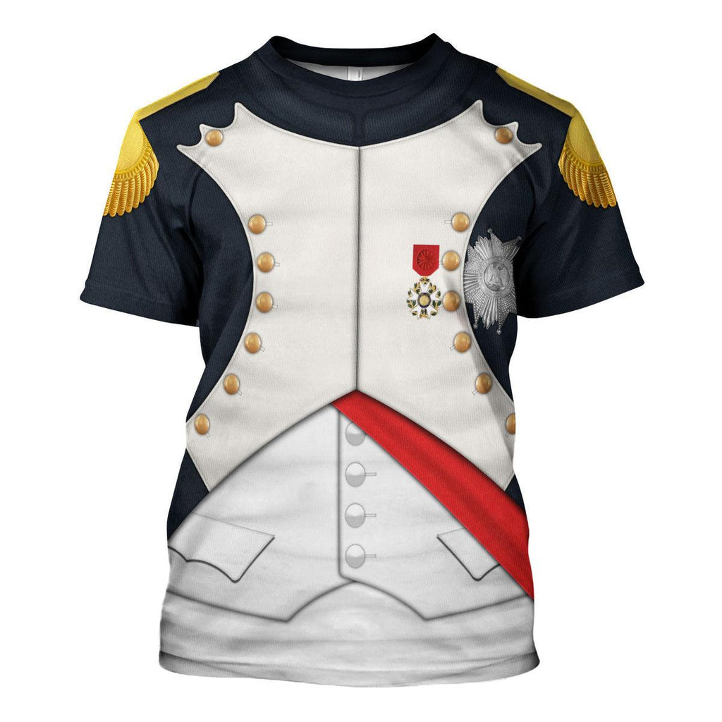 CustomsPig Napoleon I In His Grenadier Uniform All Over Print Hoodie Sweatshirt T-Shirt Tracksuit - CustomsPig.com