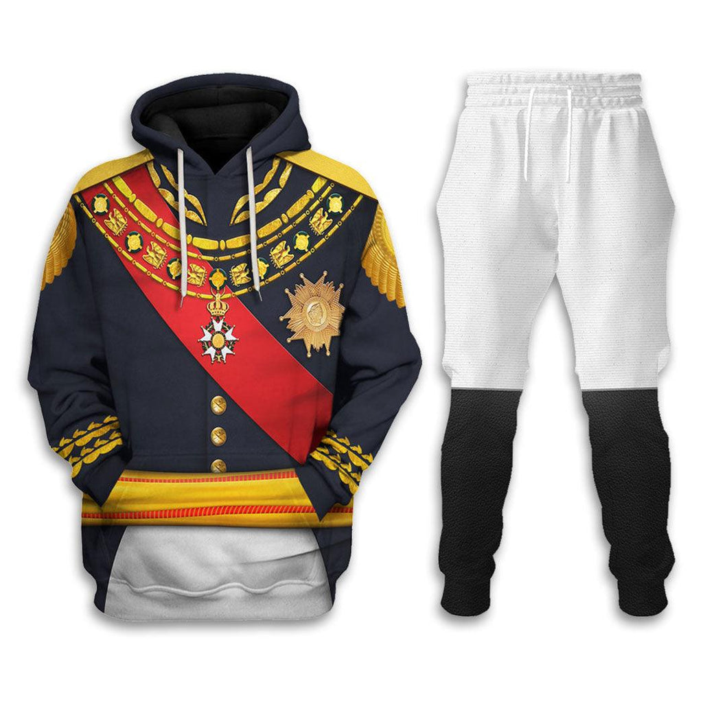 CustomsPig Napoleon III Costume Hoodie Sweatshirt T-Shirt Tracksuit - CustomsPig.com