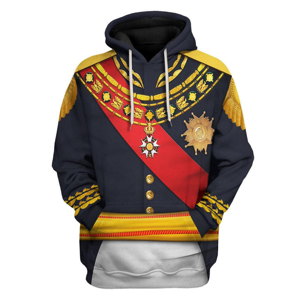 CustomsPig Napoleon III Costume Hoodie Sweatshirt T-Shirt Tracksuit - CustomsPig.com