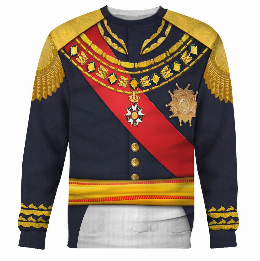 CustomsPig Napoleon III Costume Hoodie Sweatshirt T-Shirt Tracksuit - CustomsPig.com