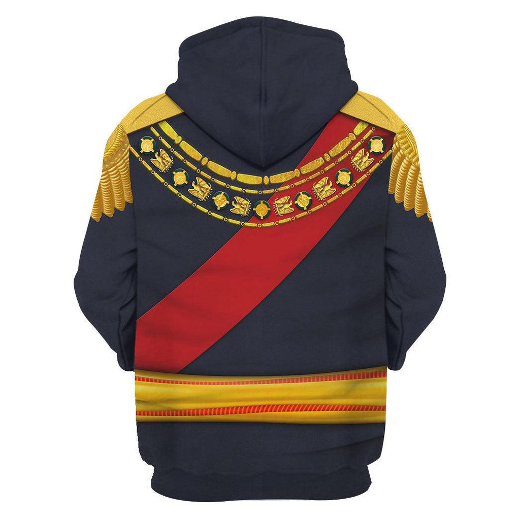 CustomsPig Napoleon III Costume Hoodie Sweatshirt T-Shirt Tracksuit - CustomsPig.com