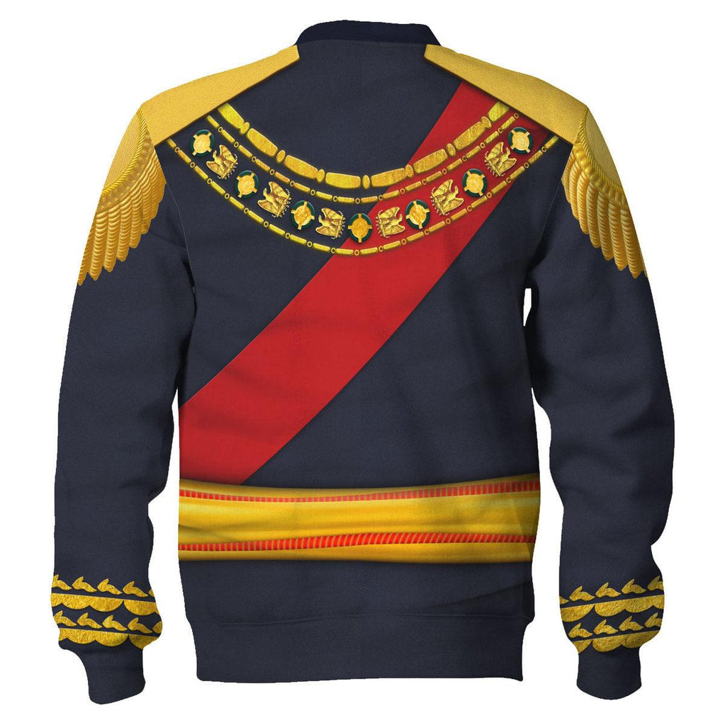 CustomsPig Napoleon III Costume Hoodie Sweatshirt T-Shirt Tracksuit - CustomsPig.com