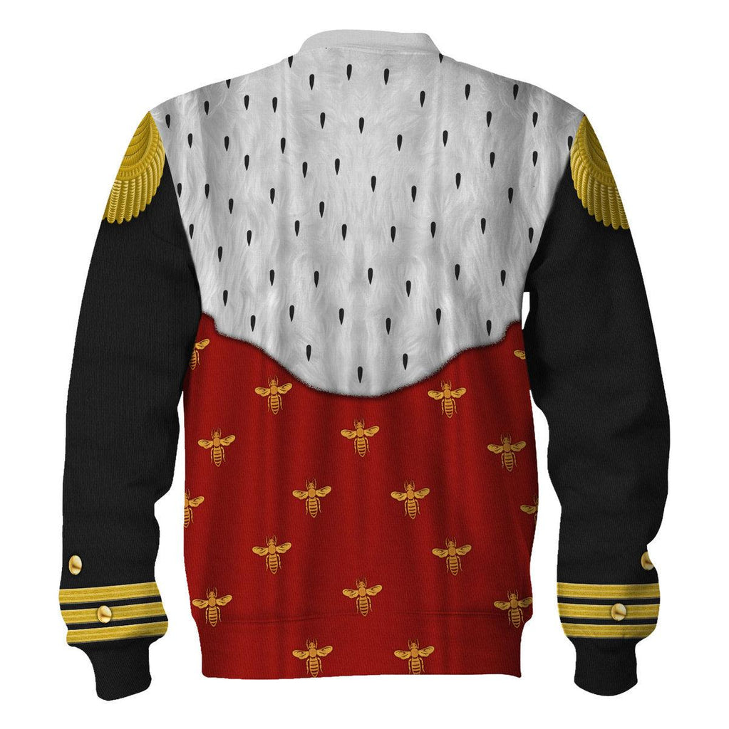 CustomsPig Napoleon III in Coronation Robes Uniform All Over Print Hoodie Sweatshirt T-Shirt Tracksuit - CustomsPig.com