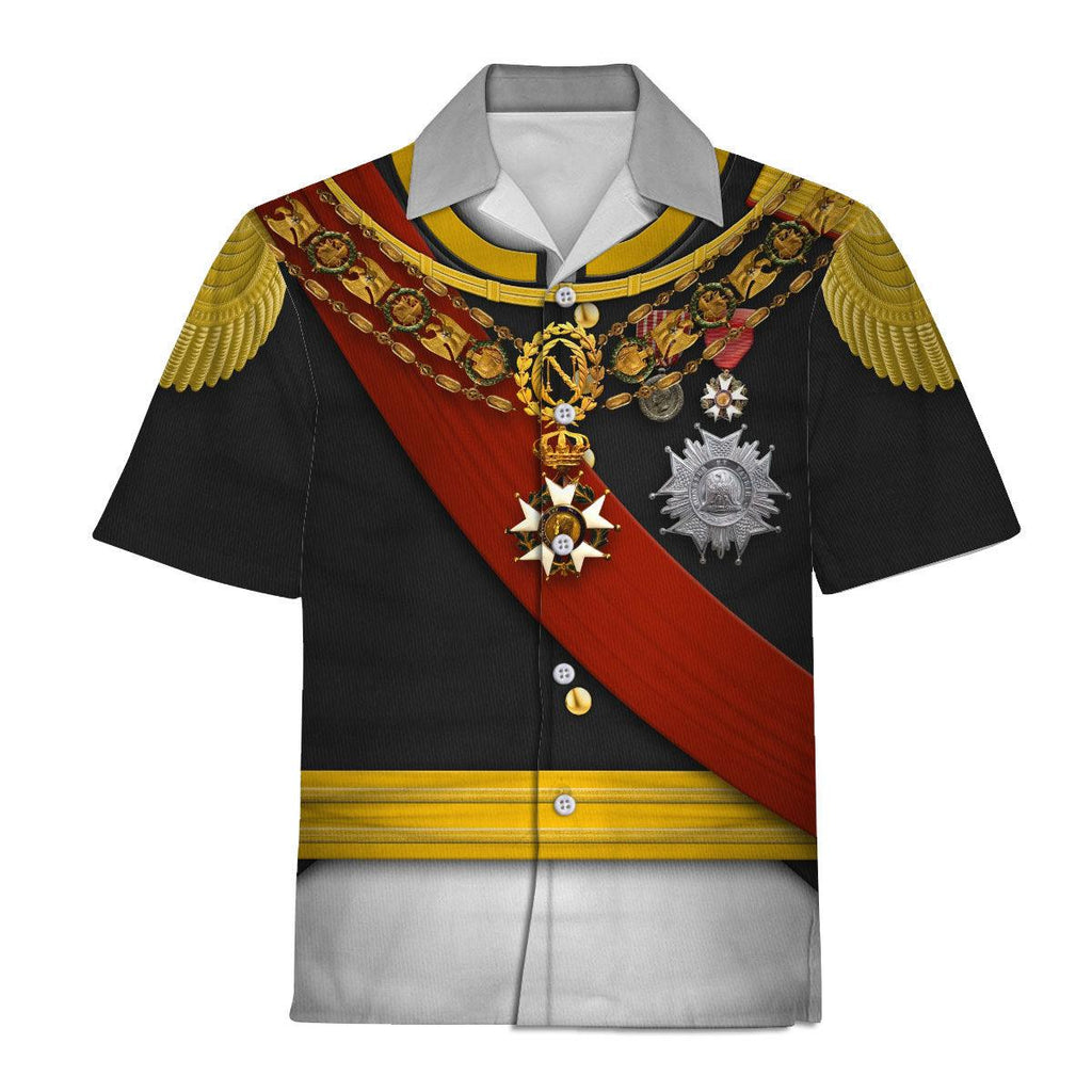 CustomsPig Napoleon III in Coronation Robes Uniform All Over Print Hoodie Sweatshirt T-Shirt Tracksuit - CustomsPig.com