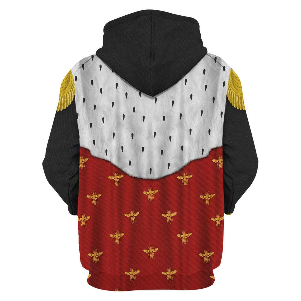 CustomsPig Napoleon III in Coronation Robes Uniform All Over Print Hoodie Sweatshirt T-Shirt Tracksuit - CustomsPig.com