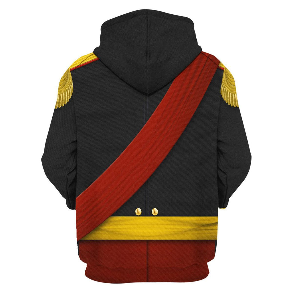 CustomsPig Napoleon III Uniform All Over Print Hoodie Sweatshirt T-Shirt Tracksuit - CustomsPig.com