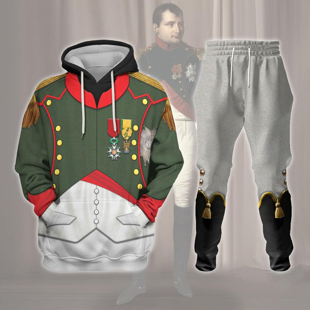 CustomsPig Napoleon in Chasseur-Cheval Reg Costume Hoodie Sweatshirt T-Shirt Tracksuit - CustomsPig.com