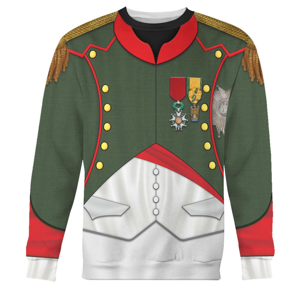 CustomsPig Napoleon in Chasseur-Cheval Reg Costume Hoodie Sweatshirt T-Shirt Tracksuit - CustomsPig.com